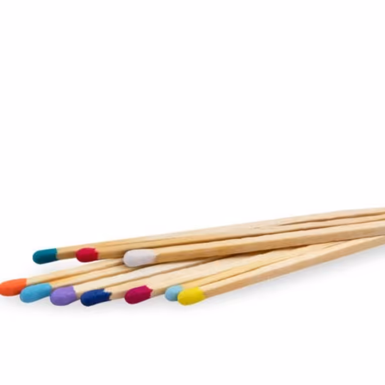 کبریت بلند رنگی   10 سانتی  متری 10عددی( پرفروش)