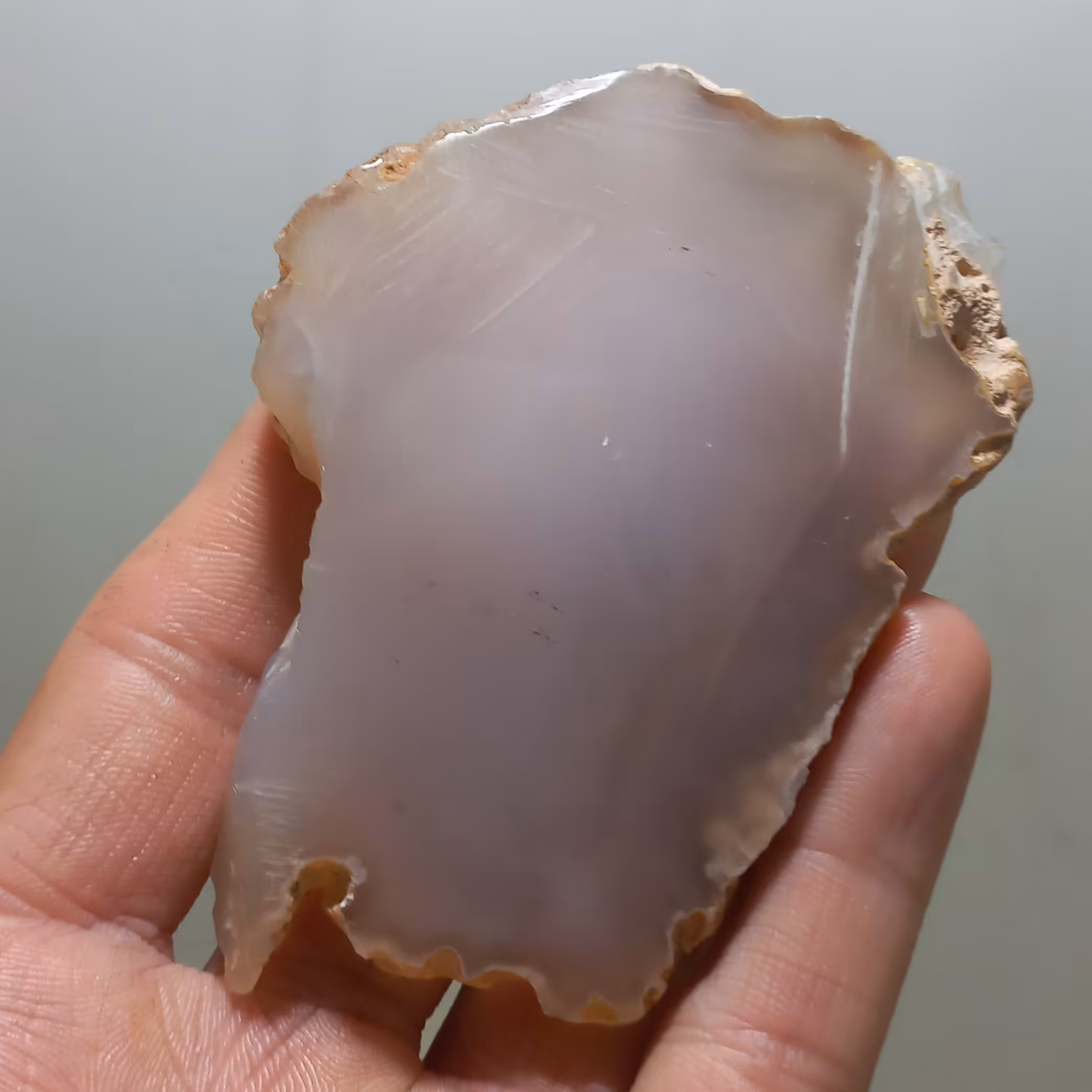 اسلایس عقیق سفید