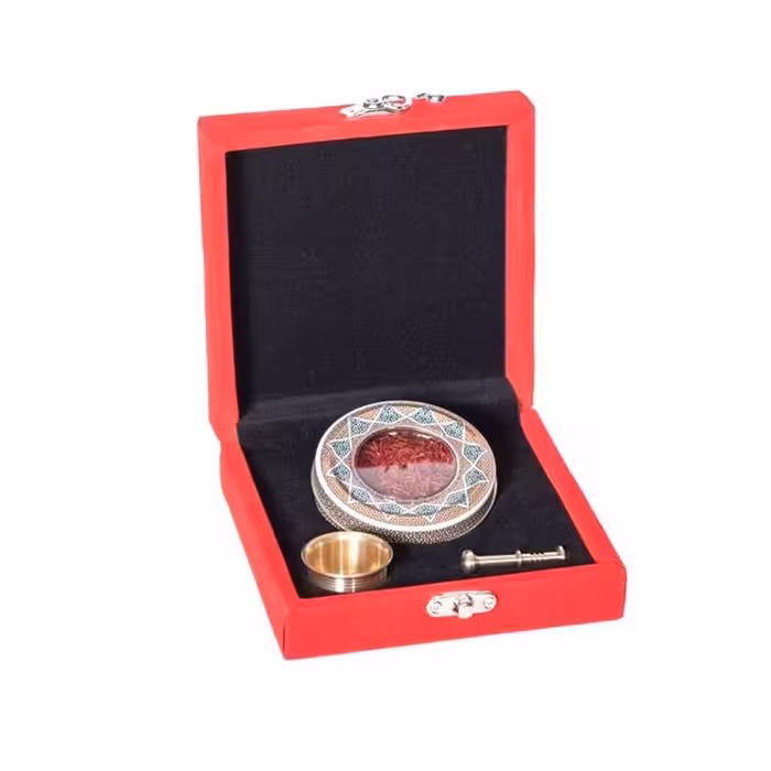  زعفران کادویی  مخمل نیم مثقال سرگل 