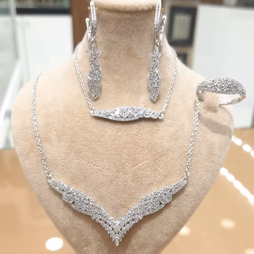 سرویس نقره جواهری4