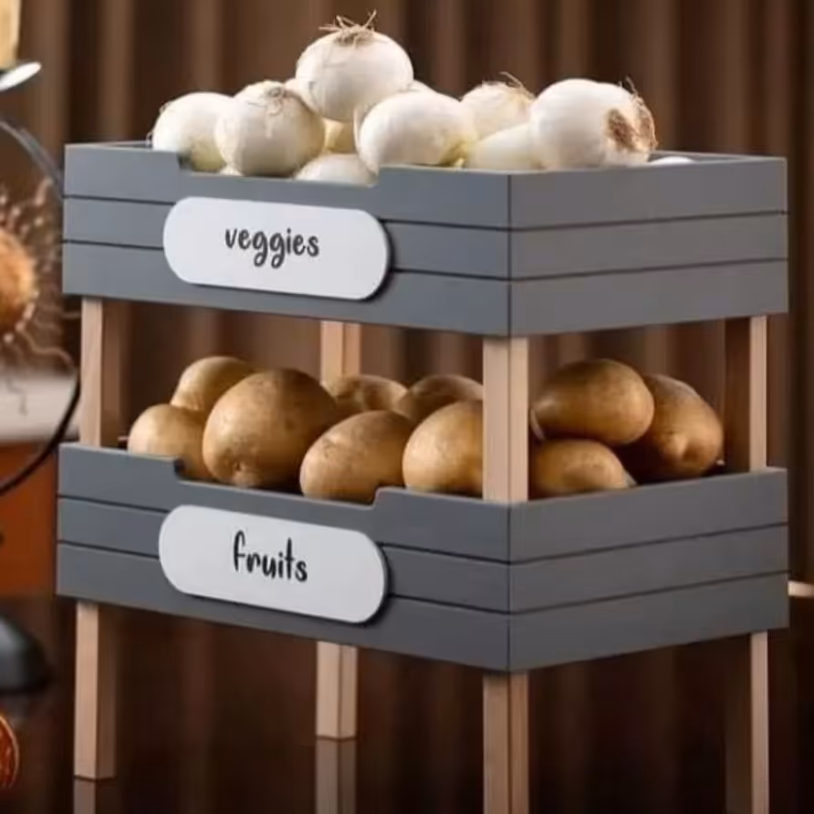 باکس چوبی دوطبقه(رنگ صورتی)