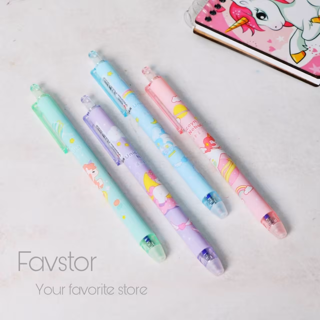 خودکار پاکن دار کلیکی طرح یونیکورن