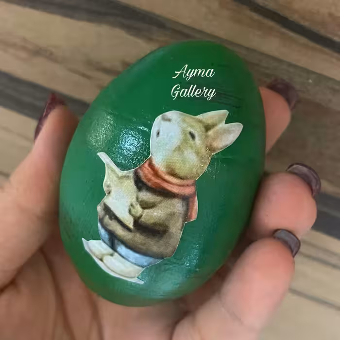 تخم مرغ هفت سین با نماد خرگوش