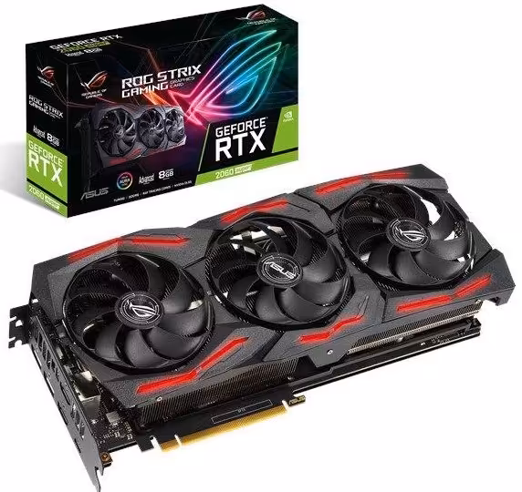 کارت گرافیک ایسوس مدل ROG-STRIX-RTX2060S-A8G-EVO-GAMING با حافظه 8 گیگابایت