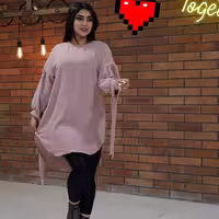 شومیز زنانه بندارپشت بلند جنس ابروبادی در2رنگ فری سایزتا46 ارسال رایگان به تمام نقاط کشور  پوشاک زنانه نرگس