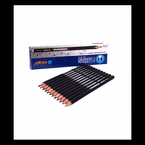 مداد مشکی آریا  یک قراص 144 عددی 