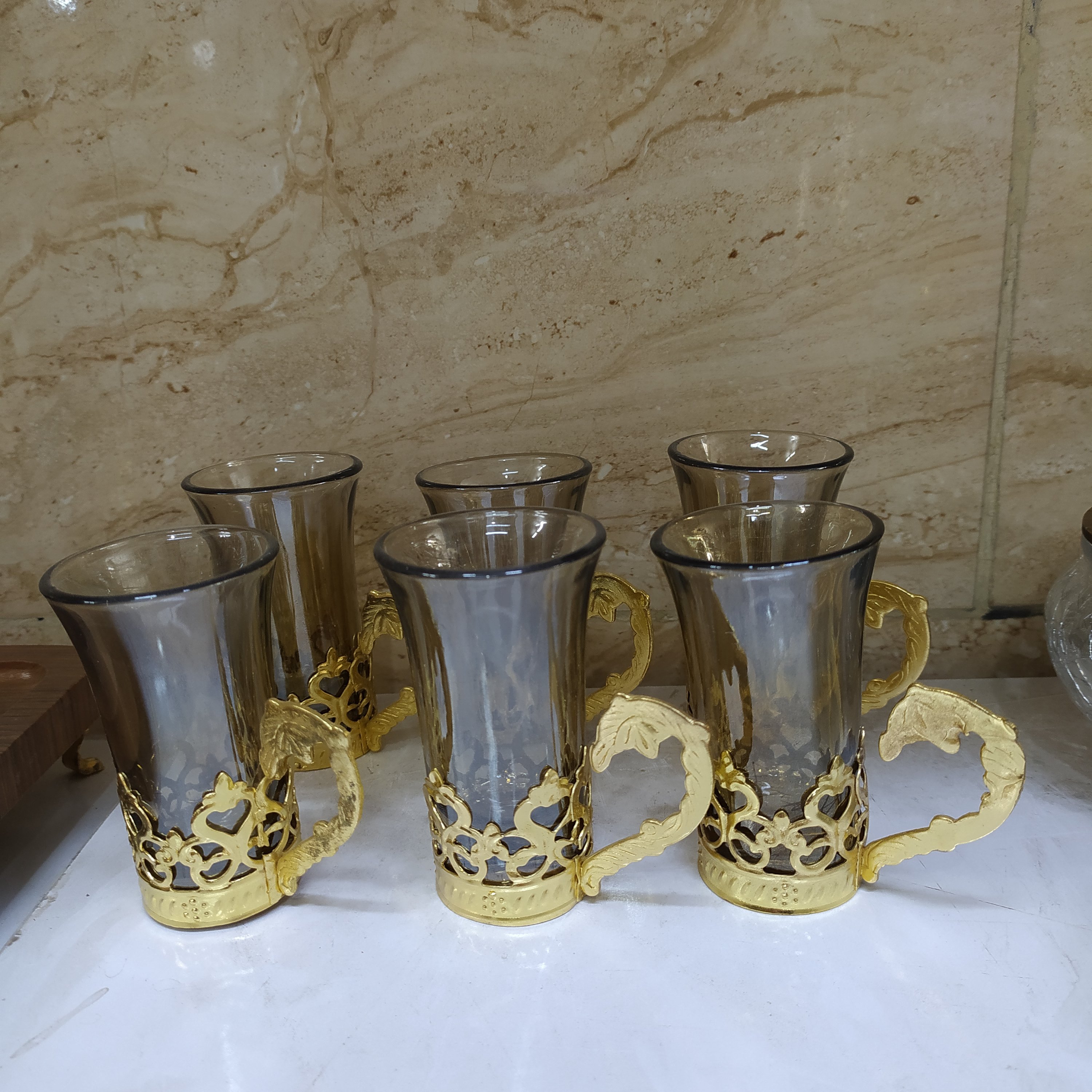 قهوه خوری جنس فلز آبکاری شده باکیفیت