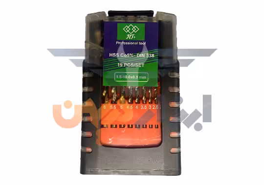 جعبه مته 19 عددی کبالت سایز 1-10 ht