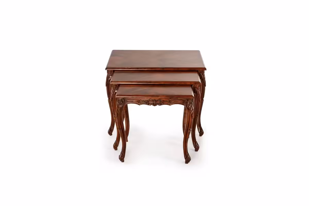 میز عسلی کلاسیک سه تکه مارگارت