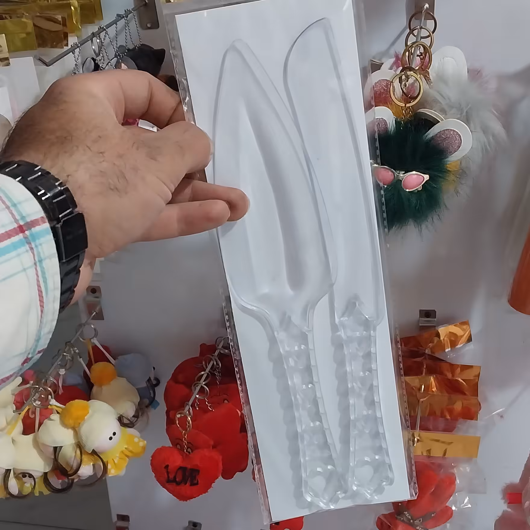 کارد وکفگیر  کیک بری