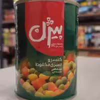 کنسرو سبزی مخلوط بیژن