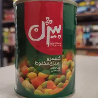 کنسرو سبزی مخلوط بیژن