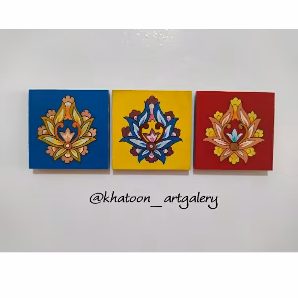 مگنت   های چوبی با طرح سنتی