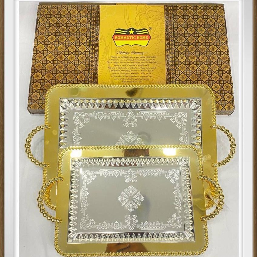 سینی 2 تیکه استیل