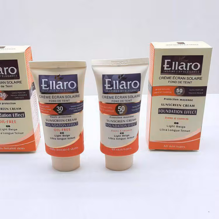 ضدافتاب رنگی الارو بژ طبیعی  بژ روشن