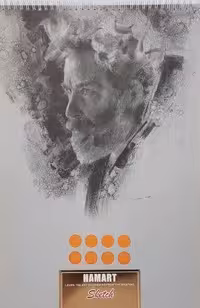 دفتر طراحی اسکچ A3 (کد059)،(سیمی)