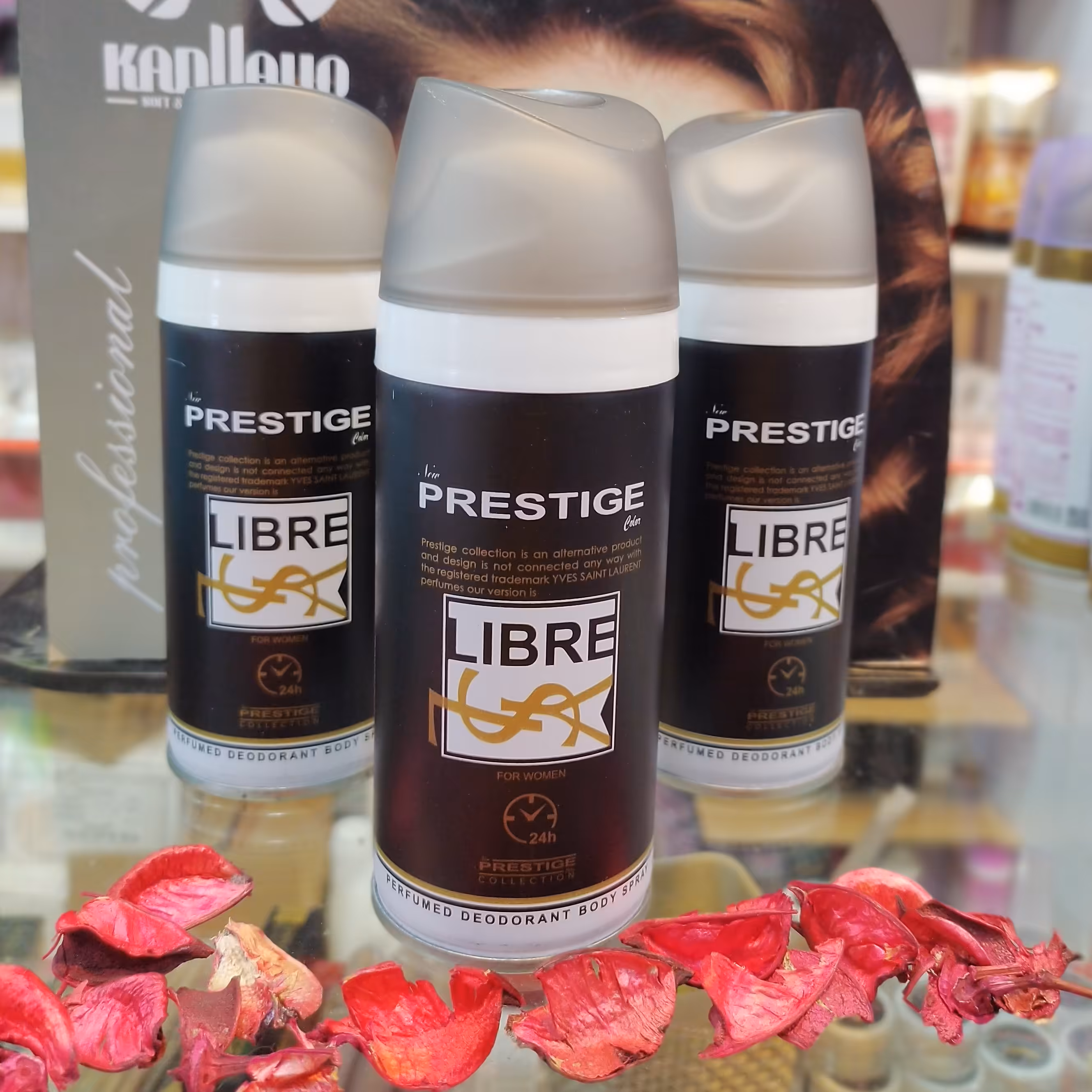 اسپری بدن زنانه پرستیژ مدل Libre حجم 150 میلی لیتر

