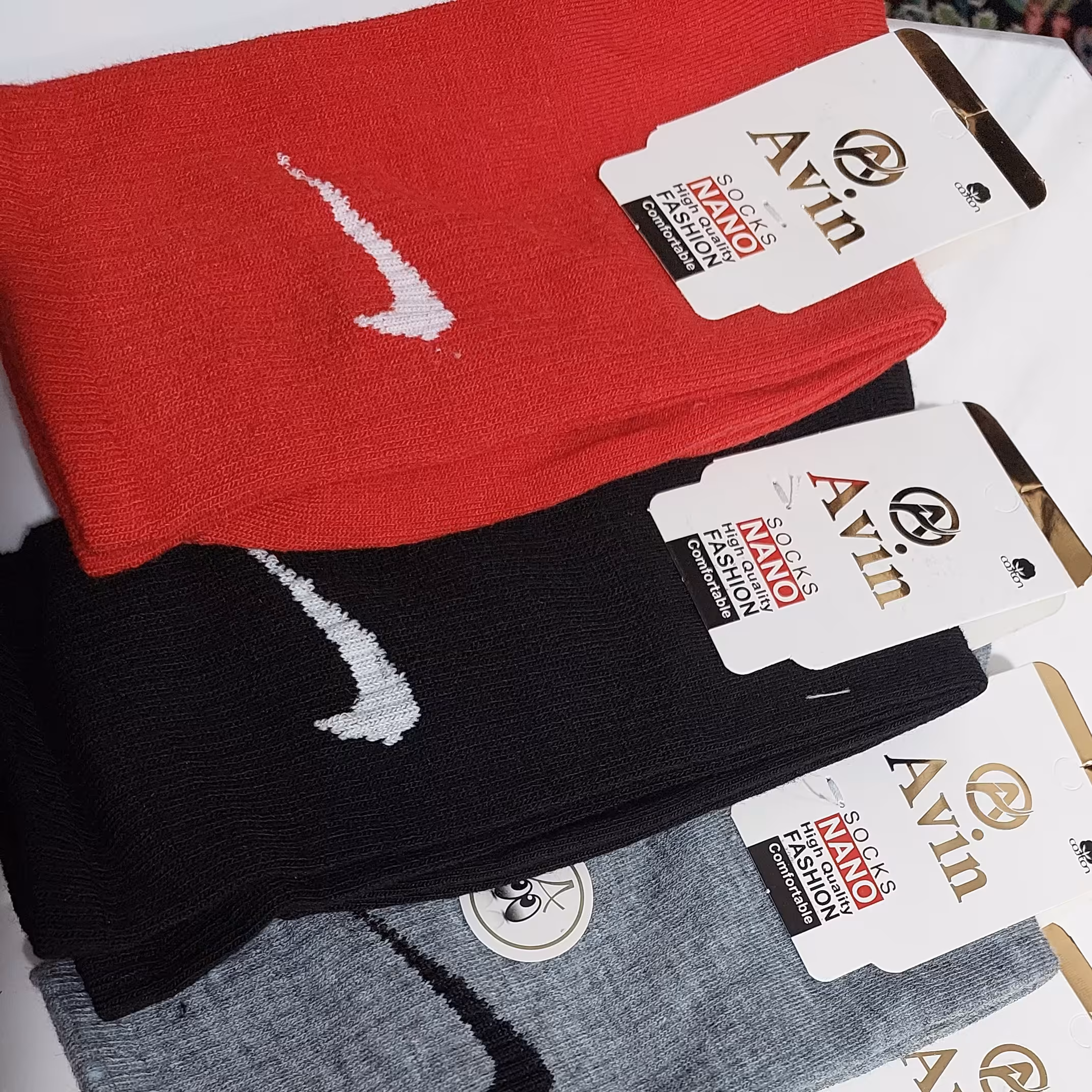 جوراب کش انگلیسی فانتزی ساق بلند نایک اسپرت 