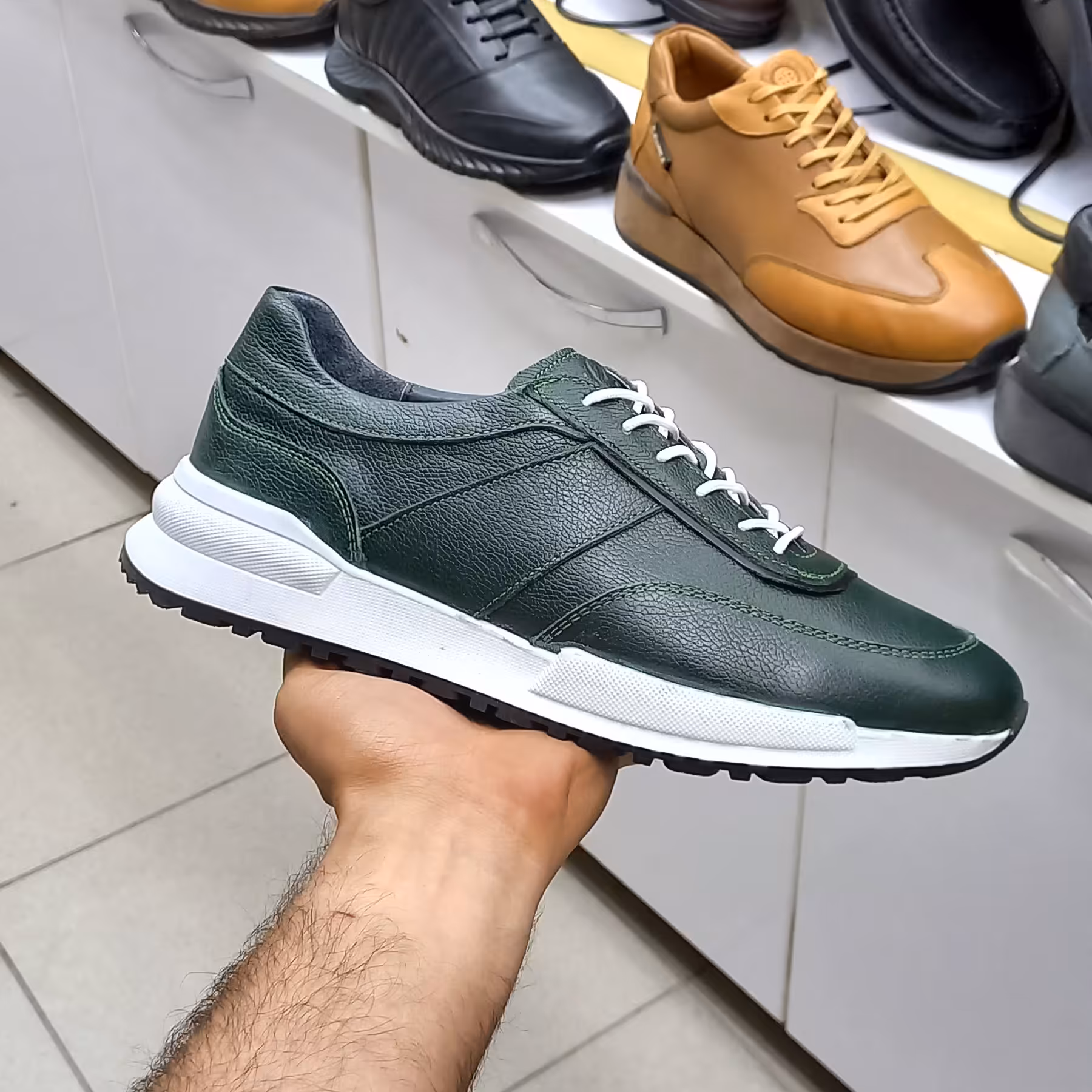 کفش شمس مدل b3 سبز