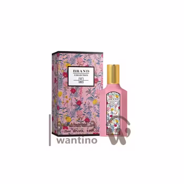 عطر ادکلن زنانه گوچی فلورا گورجس گاردنیا برند کالکشن کد 327 (Brand Collection Gucci Flora Gorgeous Gardenia)