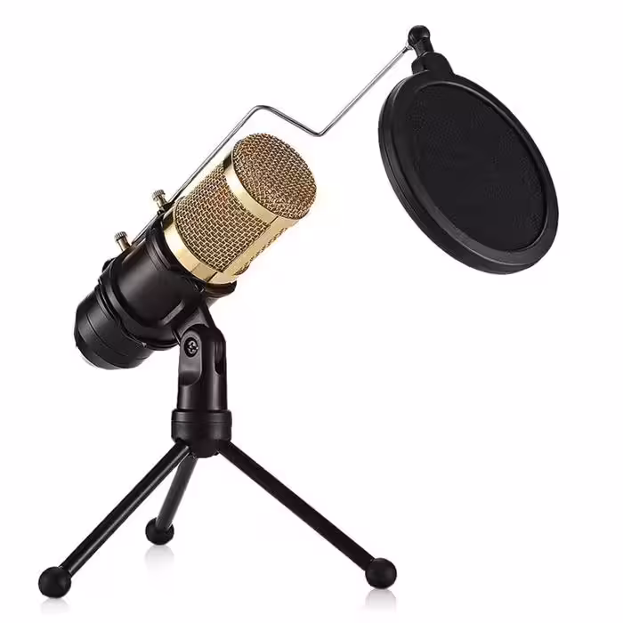 سه پایه میکروفون رومیزی پاپ فیلتر دار یانمای مدل PS-3