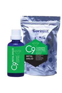 پولیش و واکس پوشش سرامیکی C9 METALSHIELD 50 میل Carwax