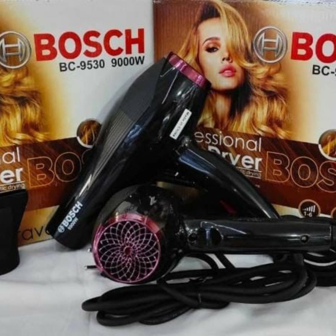 سشوارمارکBOSCH.
9000وات.کیفیت فووق العاده
قیمت380هزارتومان