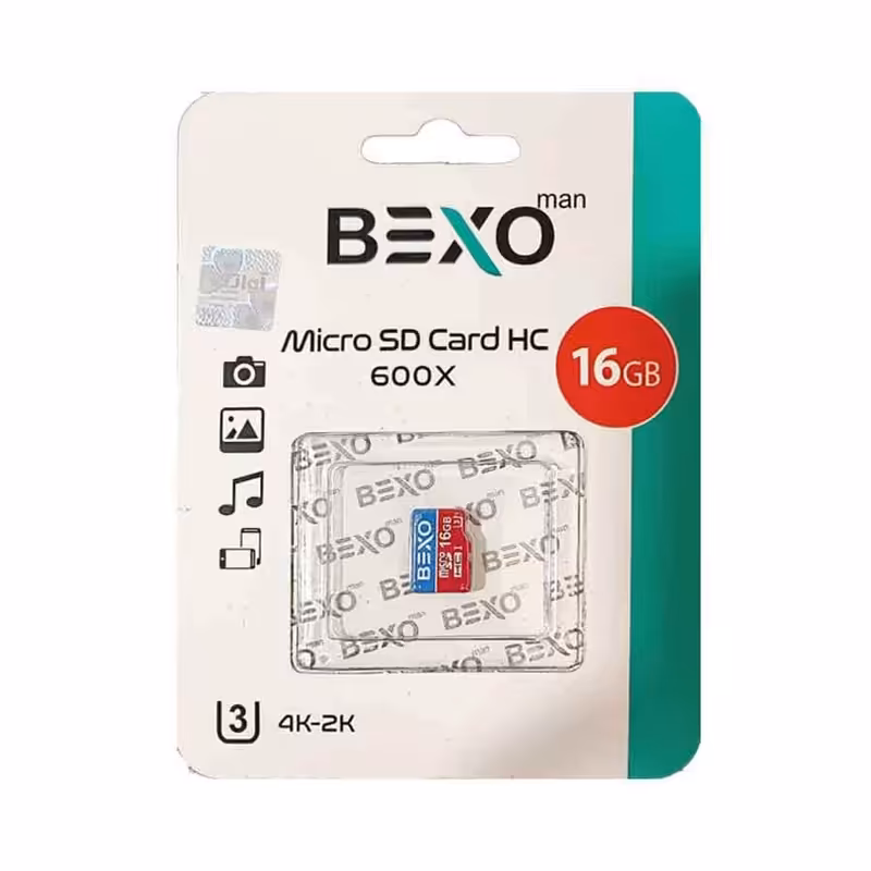 کارت حافظه BEXO ظرفیت 16 گیگابایت microSDHC سرعت 90MBps | amazonchi