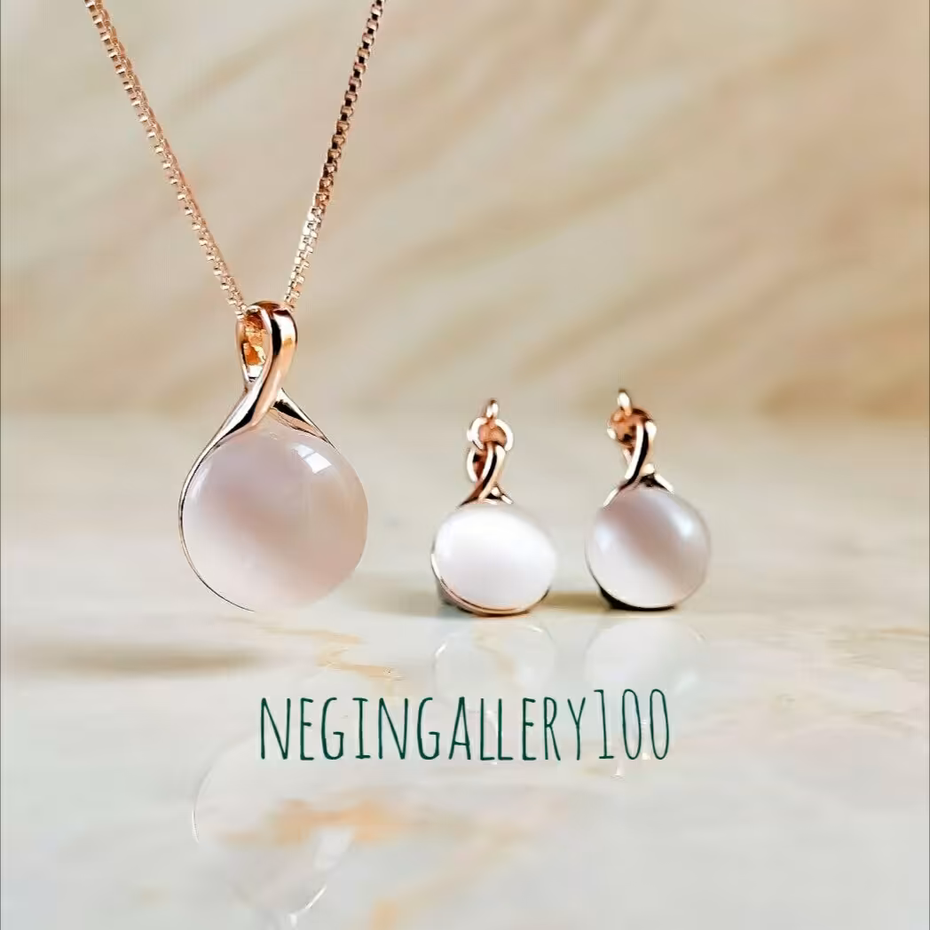 نیم ست جواهری
(✔️برند Abella
)✔️آنتی باکتری