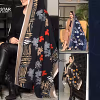 شال موهر  طرح گل