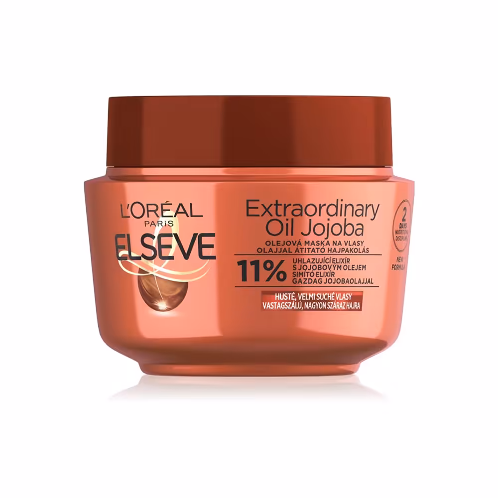 ماسک مو مغذی لورال حاوی روغن جوجوبا Loreal Elvive Olio Straordinario Di Jojoba Maschera
