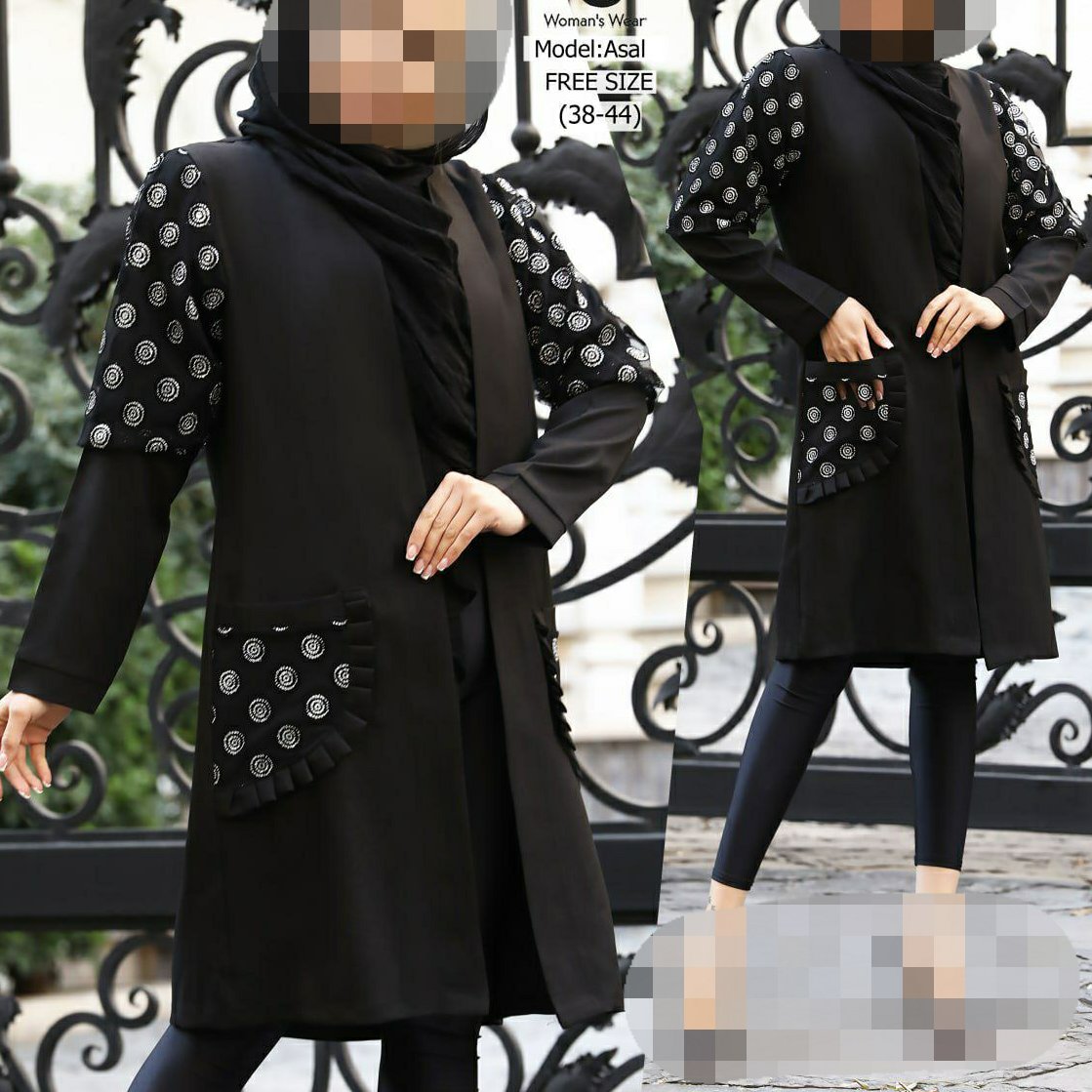 مانتو جلوباز مدل عسل (قبل از سفارش از غرفه دار موجودی گرفته شود)