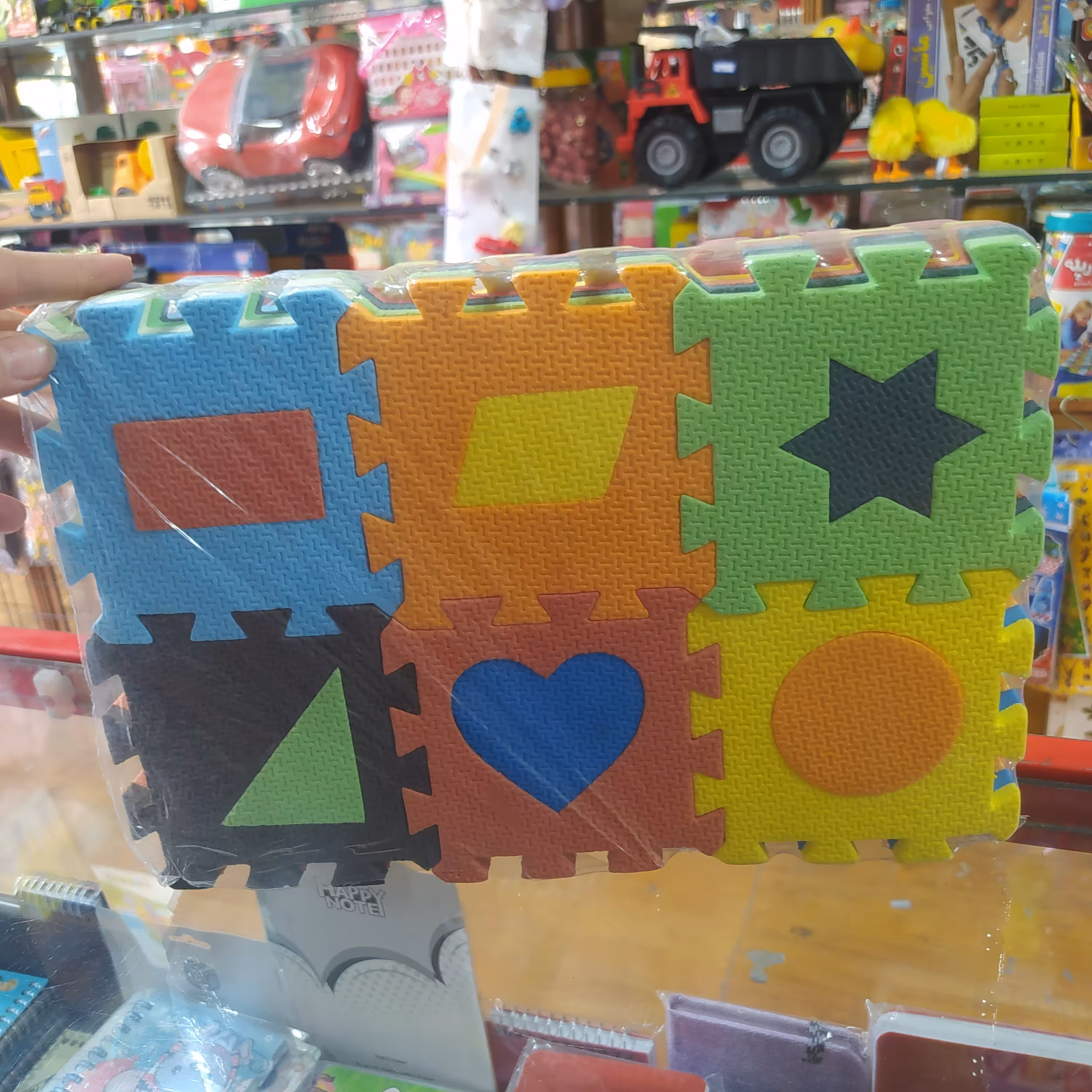 پازل فومی اشکال هندسی