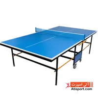 میز پینگ پنگ 4 چرخ ملامین ضدخش