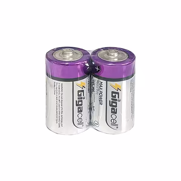 باتری متوسط شیرینک گیگاسل مدل MAX POWER بسته 2 عددی