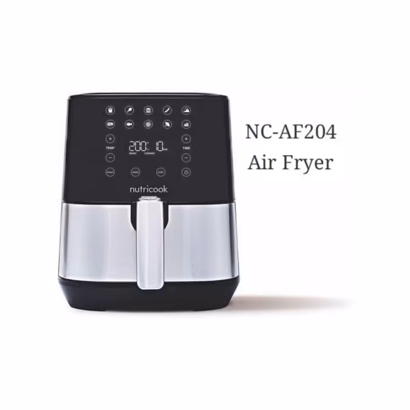 سرخ کن بدون روغن NUTRICOOK 
هواپز 
ظرفیت  3.6 لیتر
تعداد برنامه ها  10 برنامه