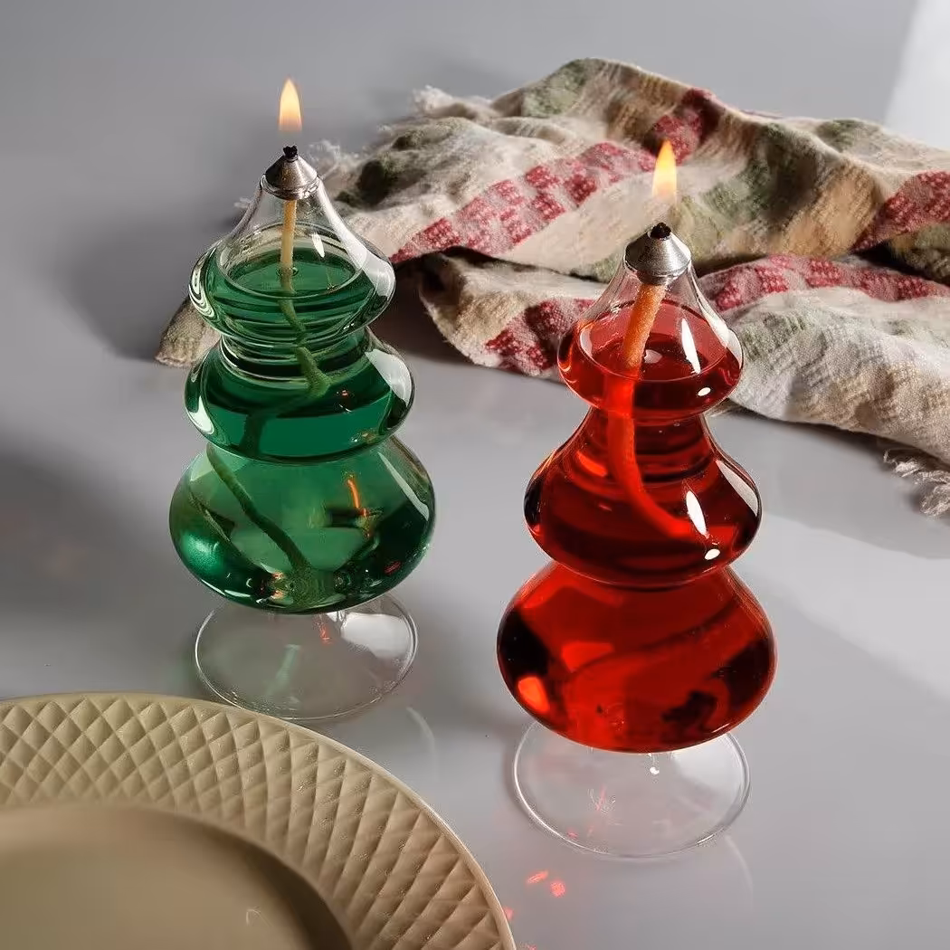 شمع پیرکس مدل کاج