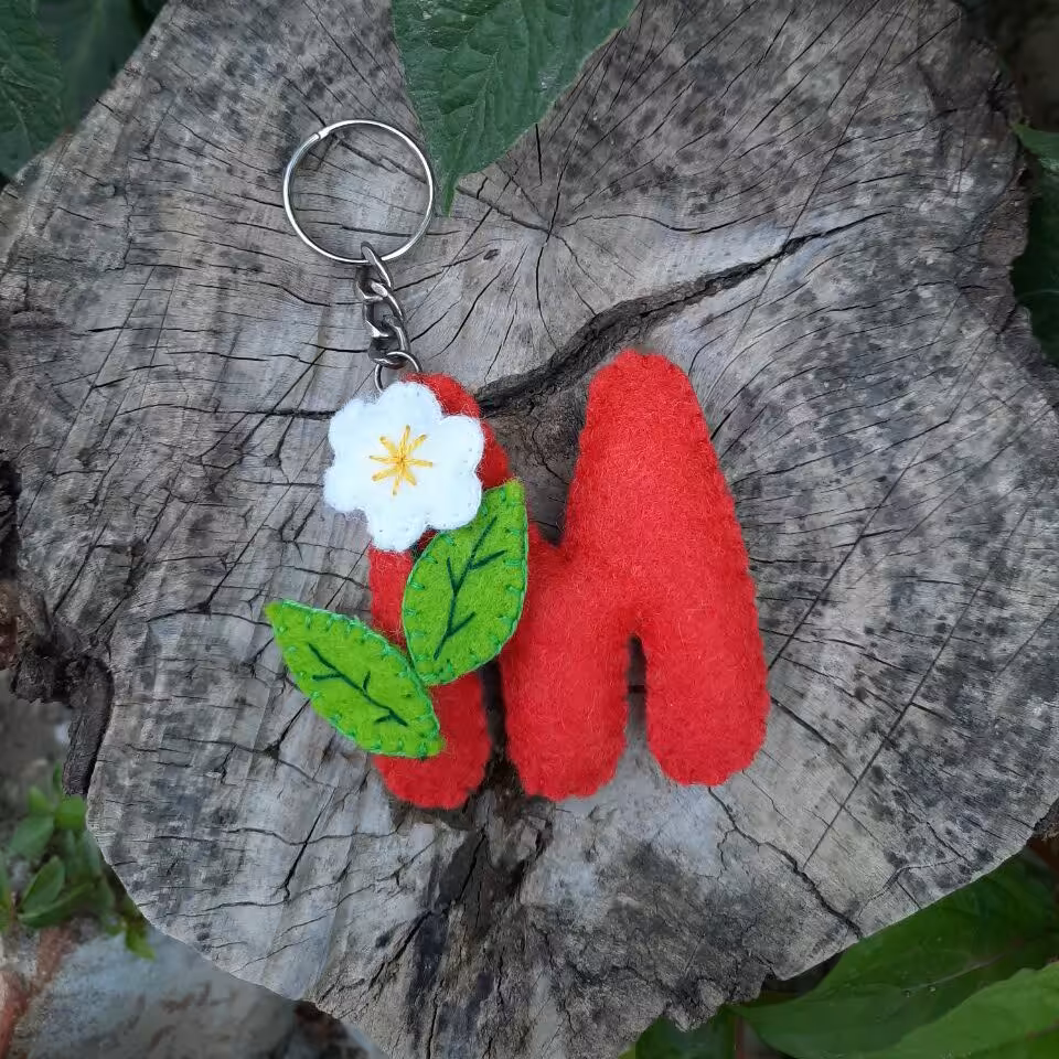 جاکلیدی و آویز حروف