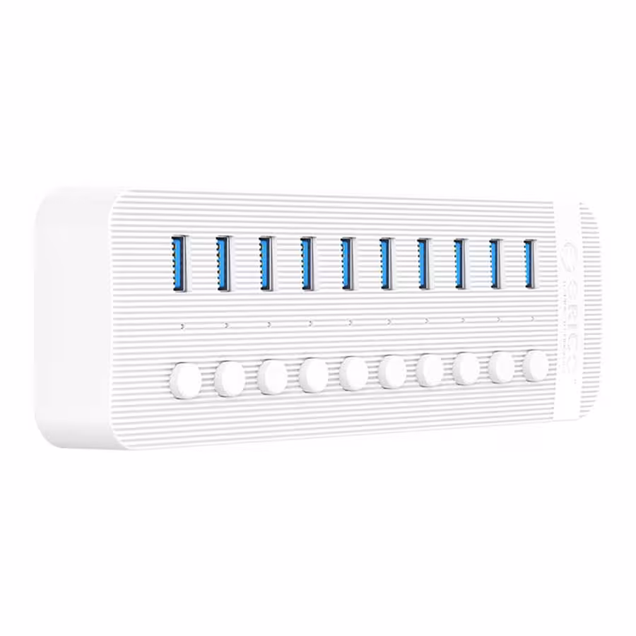 قیمت و خرید هاب USB 3.0 ده پورت اوریکو مدل CT2U3-10AB-EU | یاس ارتباط