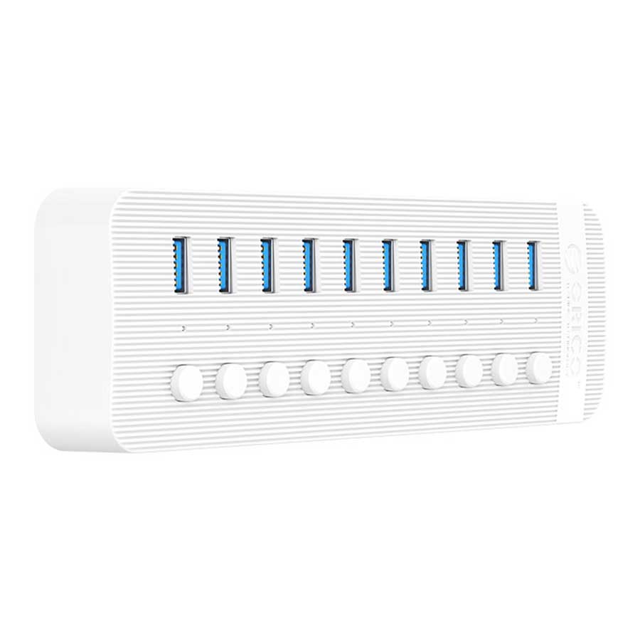 قیمت و خرید هاب USB 3.0 ده پورت اوریکو مدل CT2U3-10AB-EU | یاس ارتباط