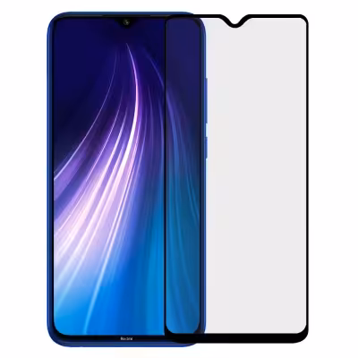 محافظ صفحه نمایش فول چسب با پوشش دهی کامل گوشی شیائومی ردمی نوت 8t