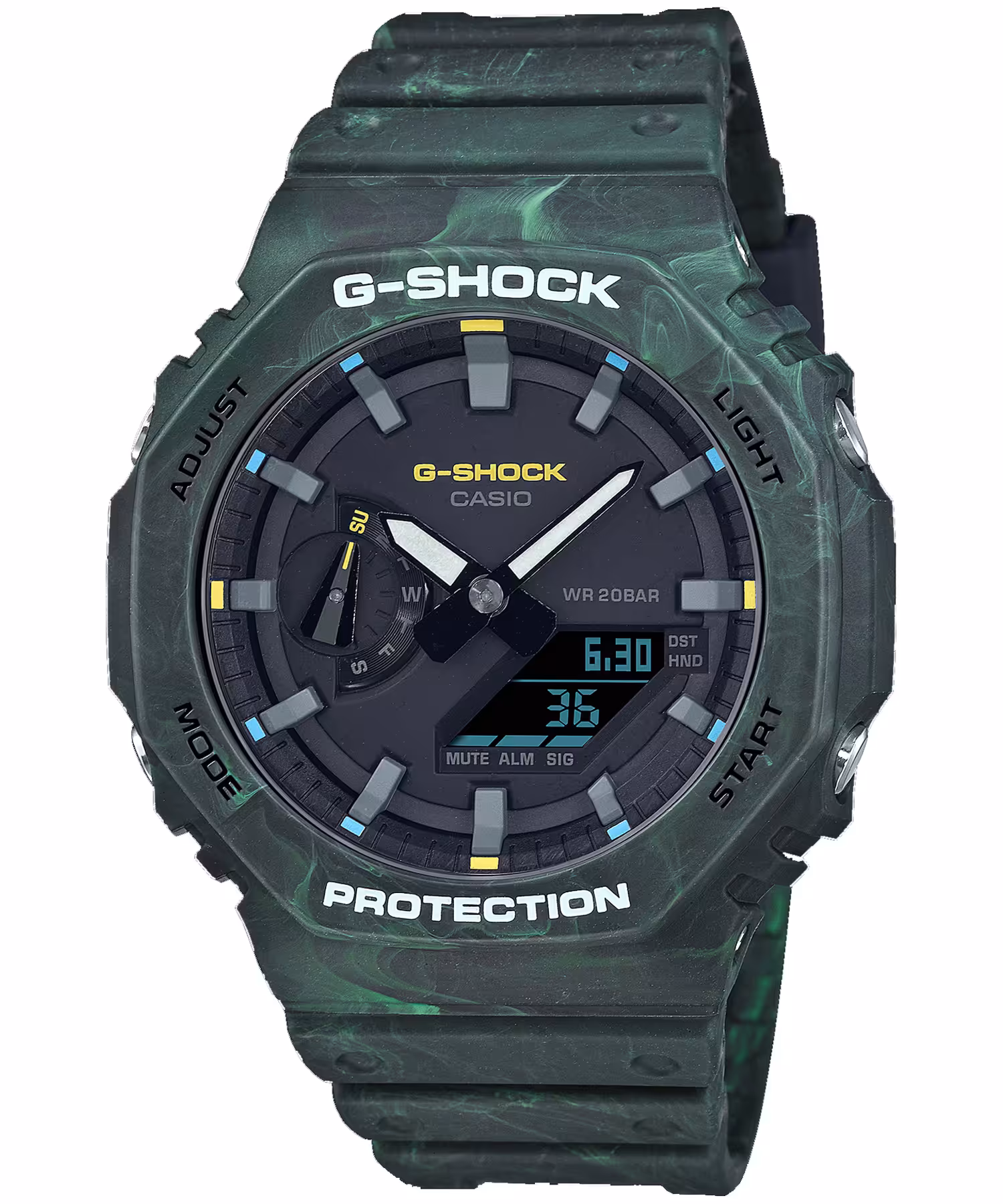 ساعت مچی مردانه کاسیو، زیرمجموعه G-Shock، کد GA-2100FR-3ADR