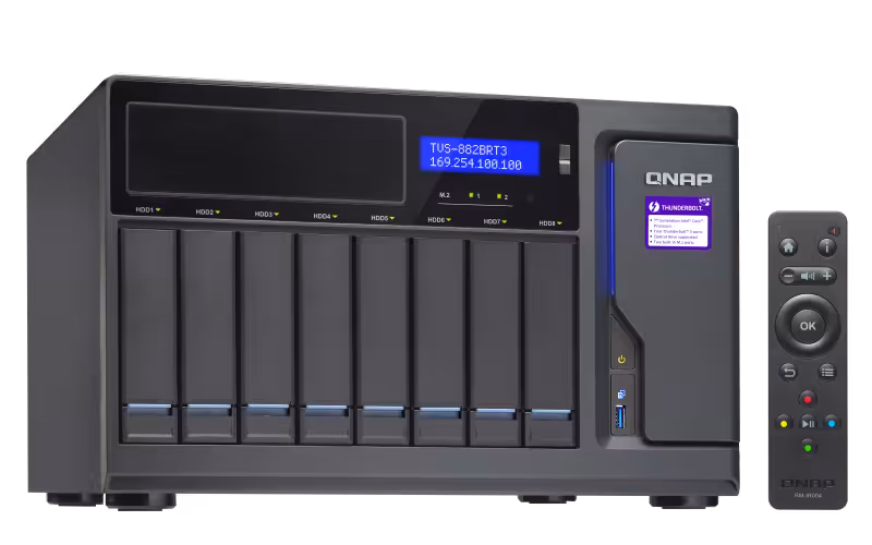 هارد تحت شبکه کیونپ مدل TVS-882BRT3-ODD-i5-16G