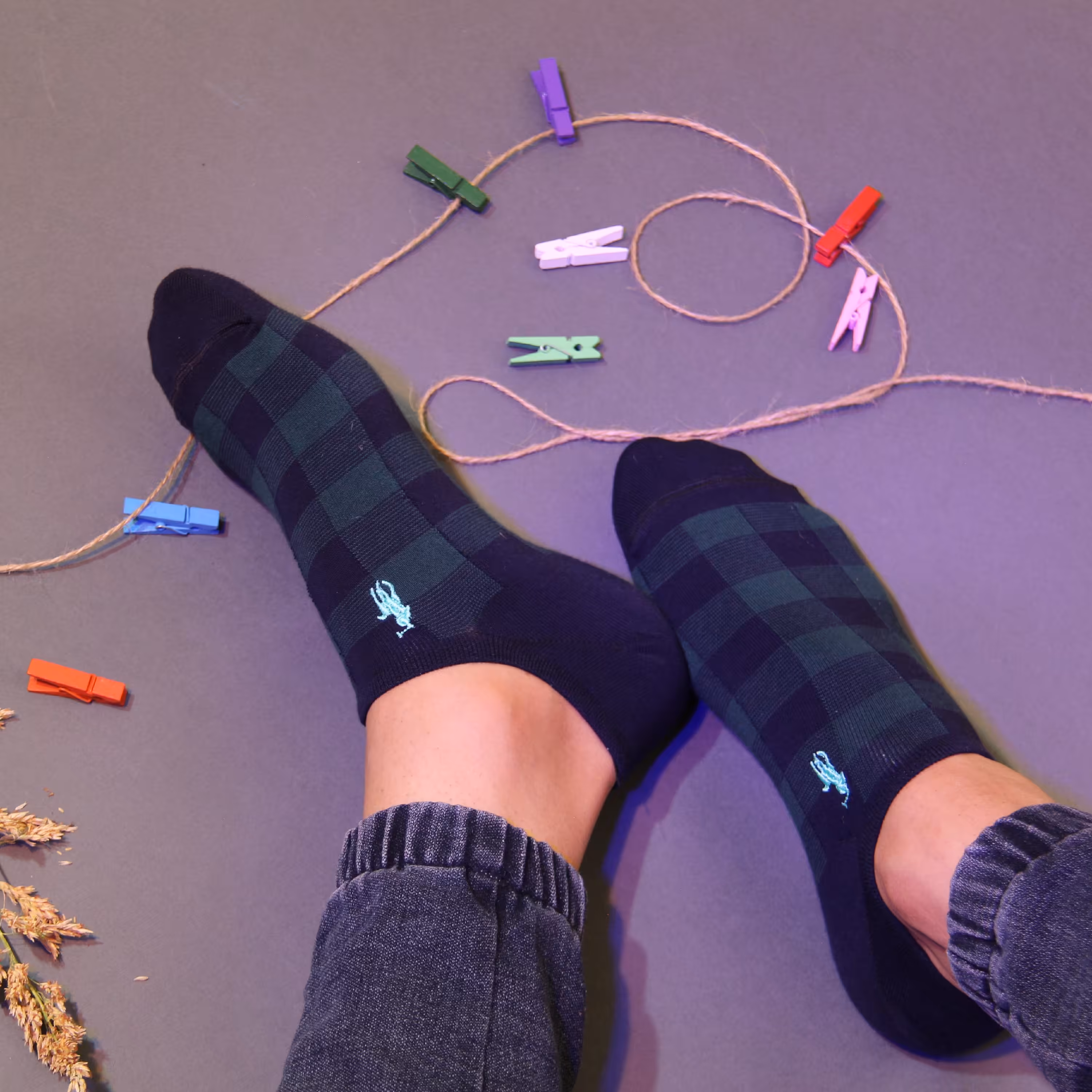 جوراب کالج  طرح دار