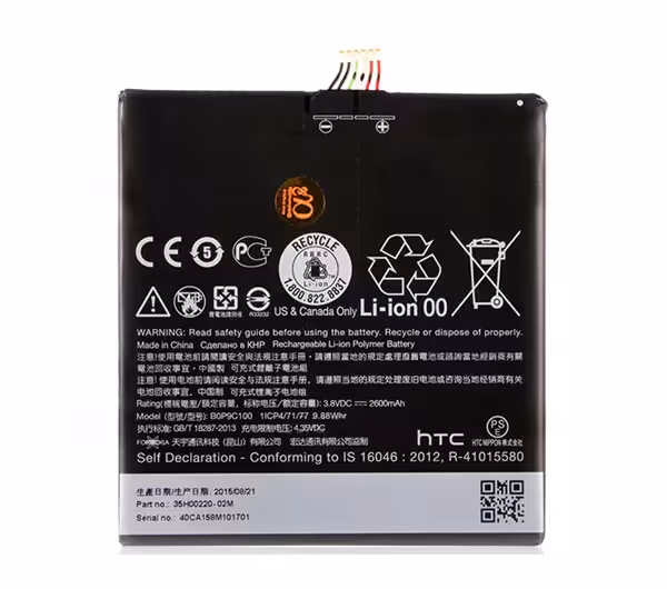 باتری موبایل اچ تی سی Desire 816