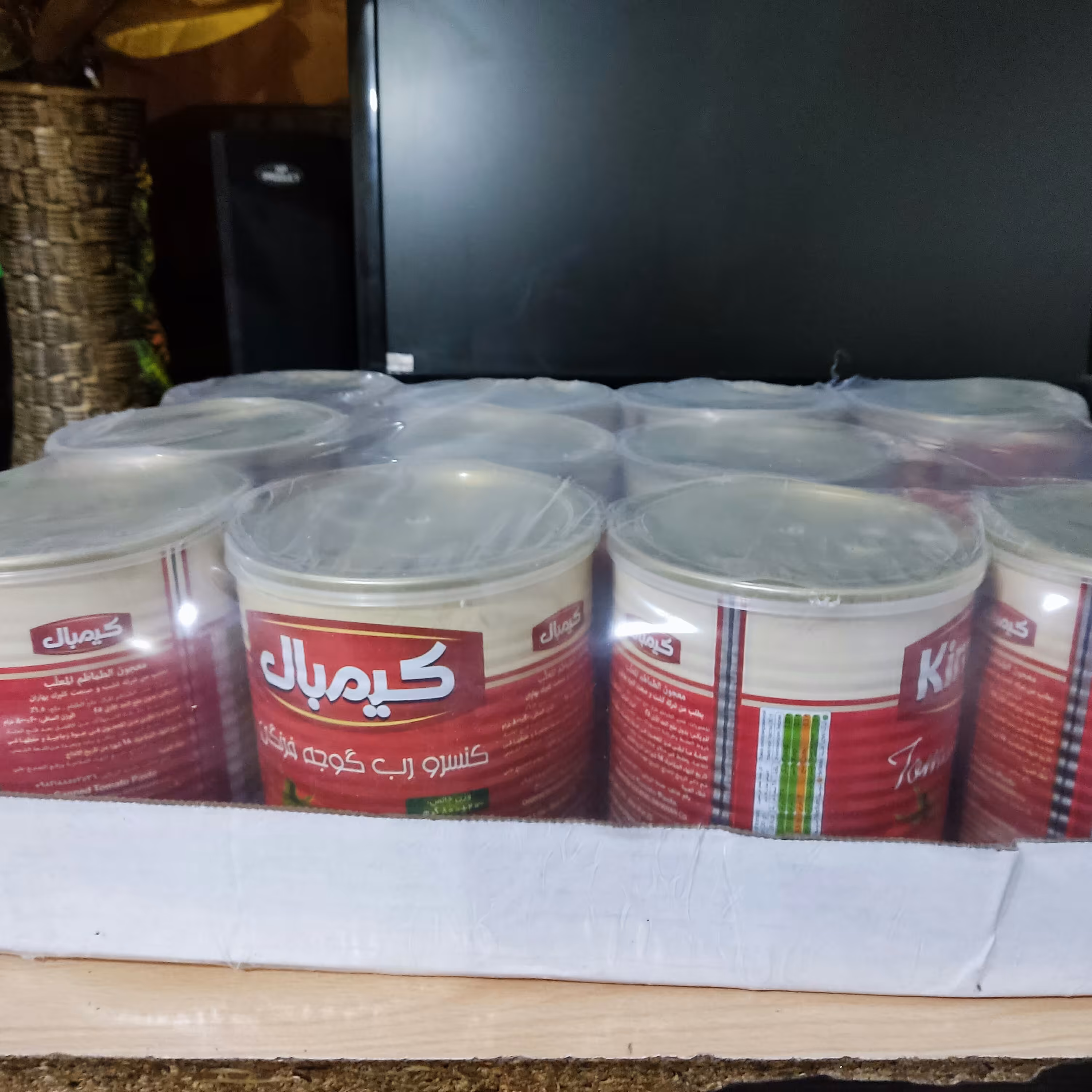 رب گوجه فرنگی برند کیمبال باکس 12عددی با وزن 9600گرم