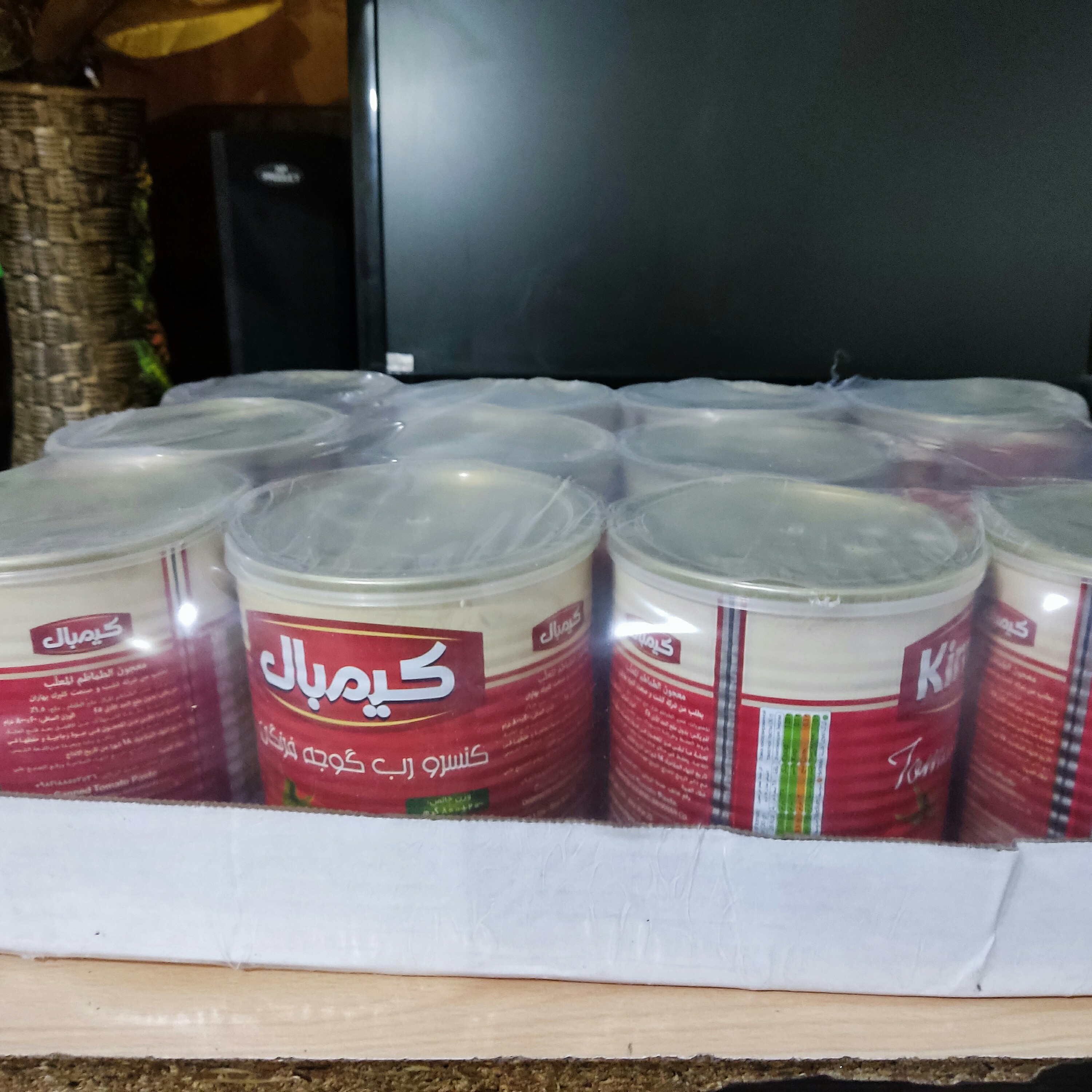 رب گوجه فرنگی برند کیمبال باکس 12عددی با وزن 9600گرم