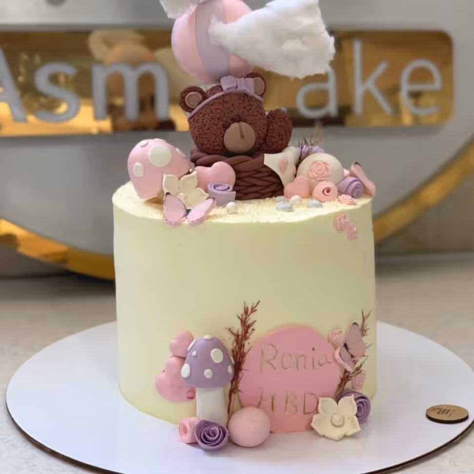 آموزش کیک خامه ای 