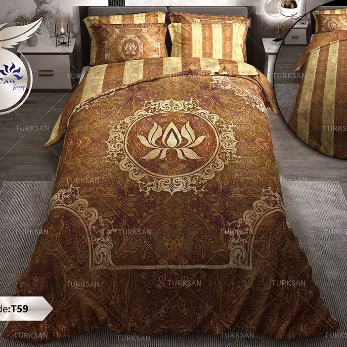 روتختی دونفره دو رو طرحدار  ترکسان طرح T59