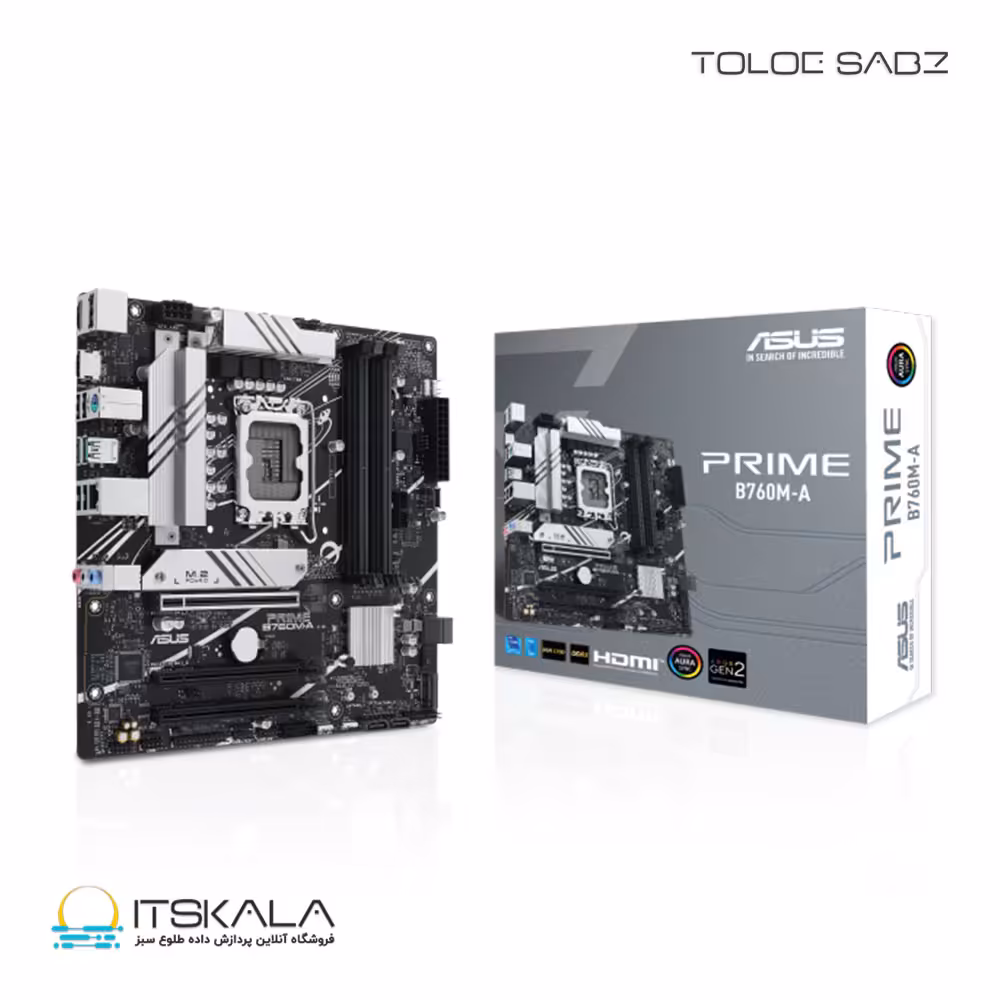 قیمت و خرید مادربرد ایسوس ASUS PRIME B760M-A | ITSKALA